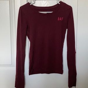 Abercrombie Burgundy Shirt